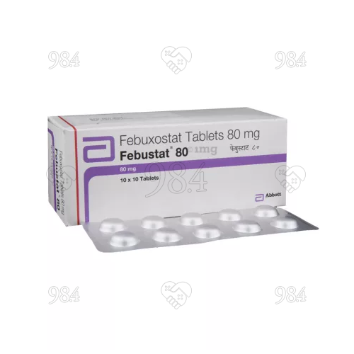 Febustat 80mg 100 Tablets, Abbott Image