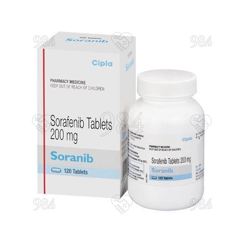 Soranib 200mg 120 Tablets, Cipla Image
