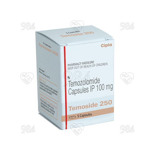 Temoside 250mg 5 Capsule, Cipla Image