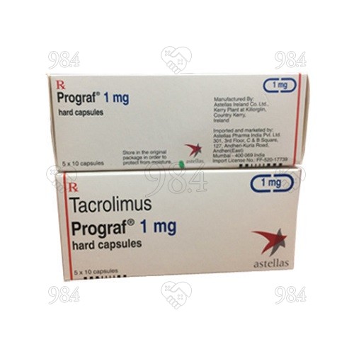 Prograf 1mg 50s Hard Capsules, Astellas Image