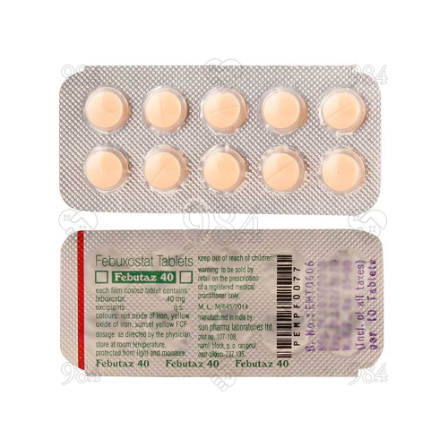Febutaz 40mg 100 Tablets, Sun Image