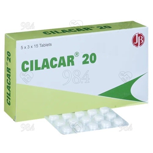 Cilacar 20mg 225 Tablets, JB Chemicals 98.4 Online